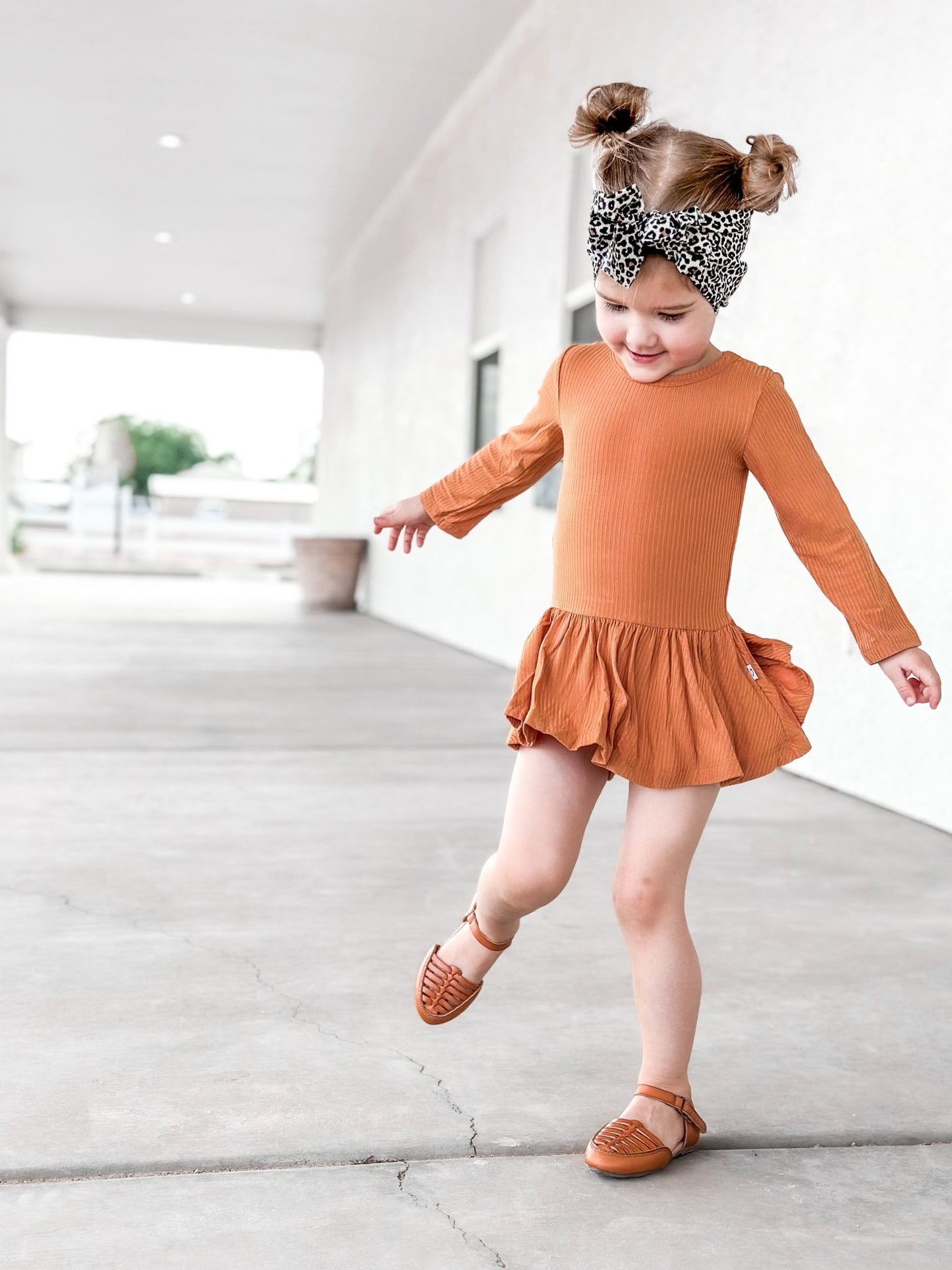 PUMPKIN RIB DREAM BODYSUIT DRESS - Mack & Harvie