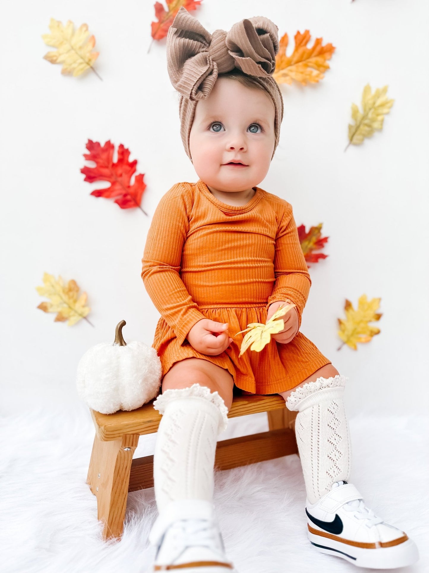 PUMPKIN RIB DREAM BODYSUIT DRESS - Mack & Harvie