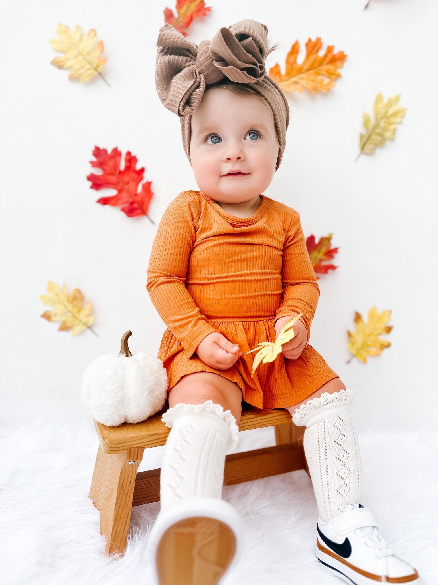 PUMPKIN RIB DREAM BODYSUIT DRESS - Mack & Harvie