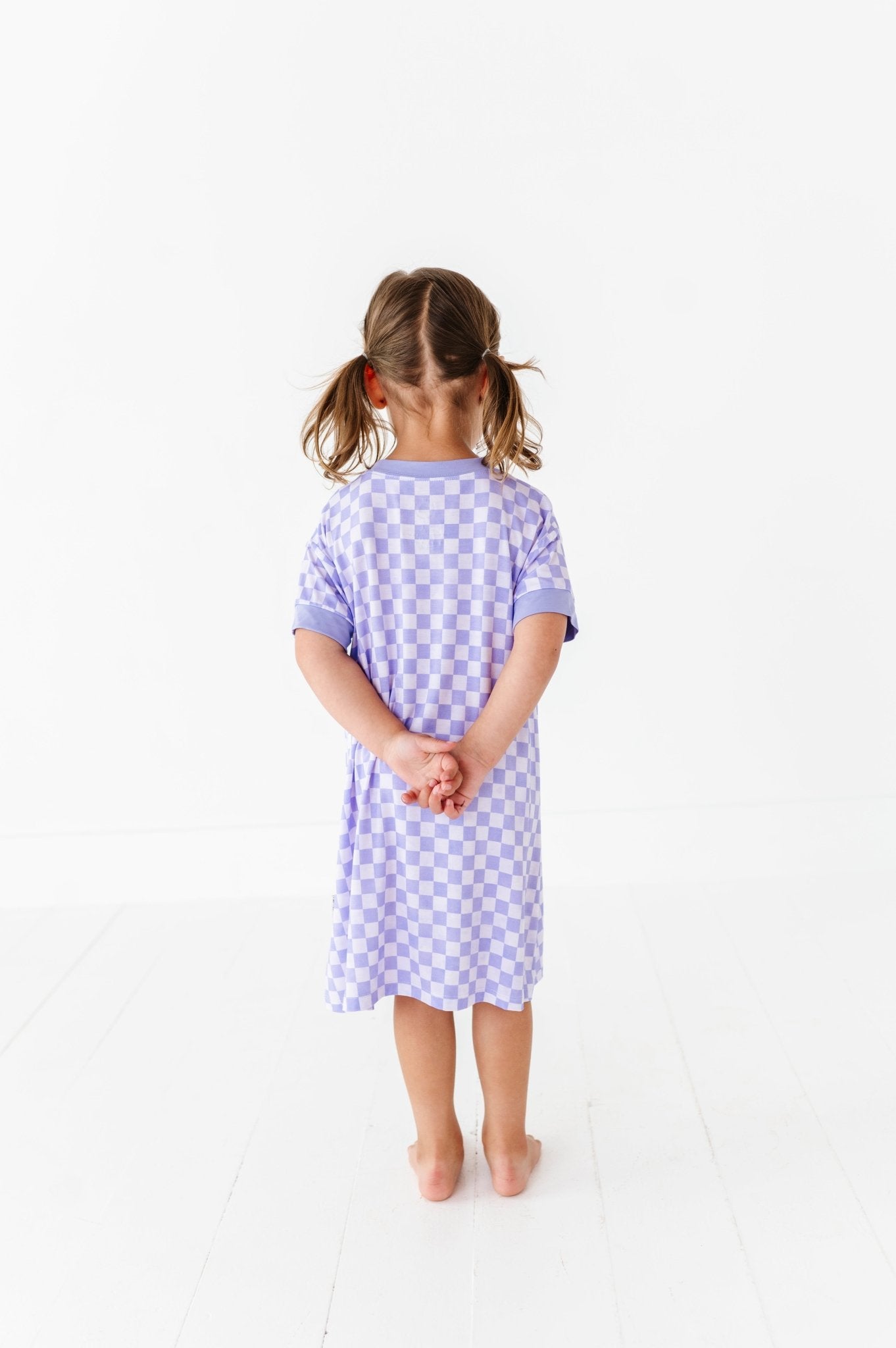 Purple Watercolor T-Shirt Dress - Mack & Harvie