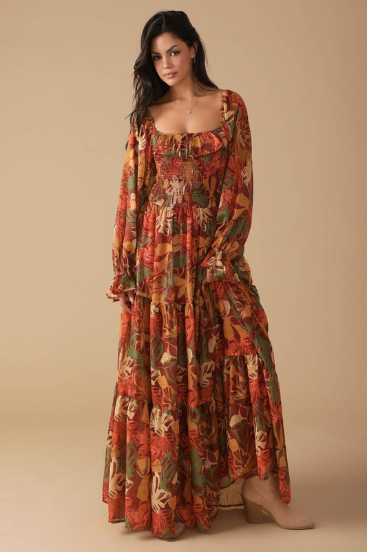 QUICK TO SMILE WOVEN MAXI DRESS - Mack & Harvie