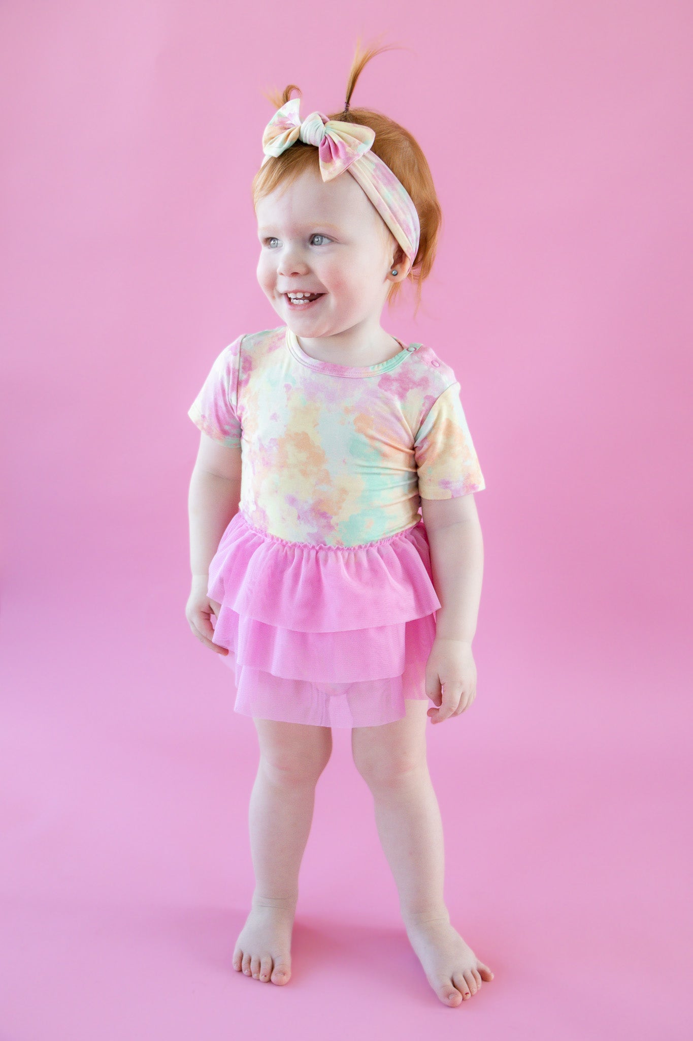 RAINBOW CLOUDS DREAM TUTU BODYSUIT DRESS - Mack & Harvie