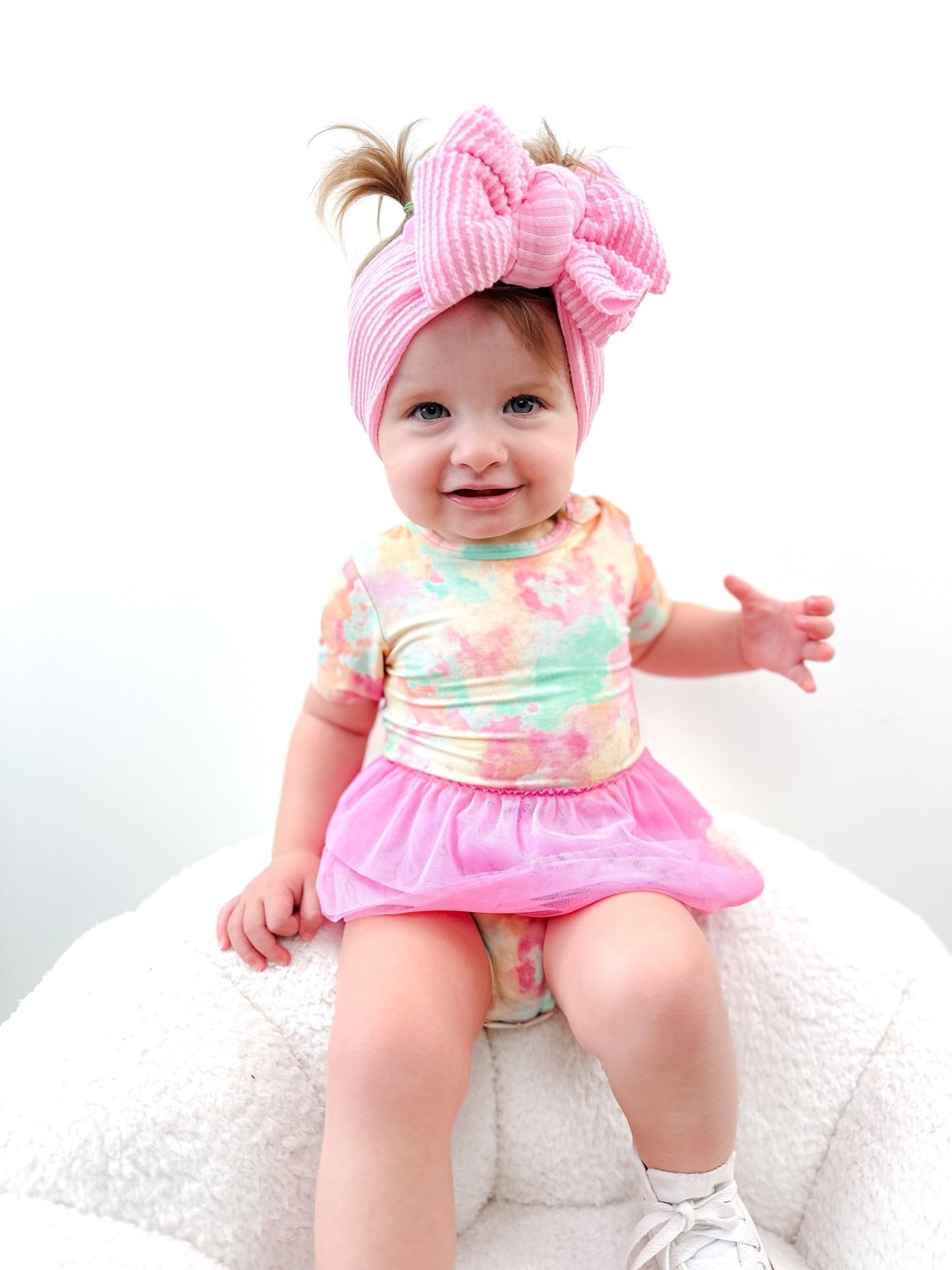 RAINBOW CLOUDS DREAM TUTU BODYSUIT DRESS - Mack & Harvie