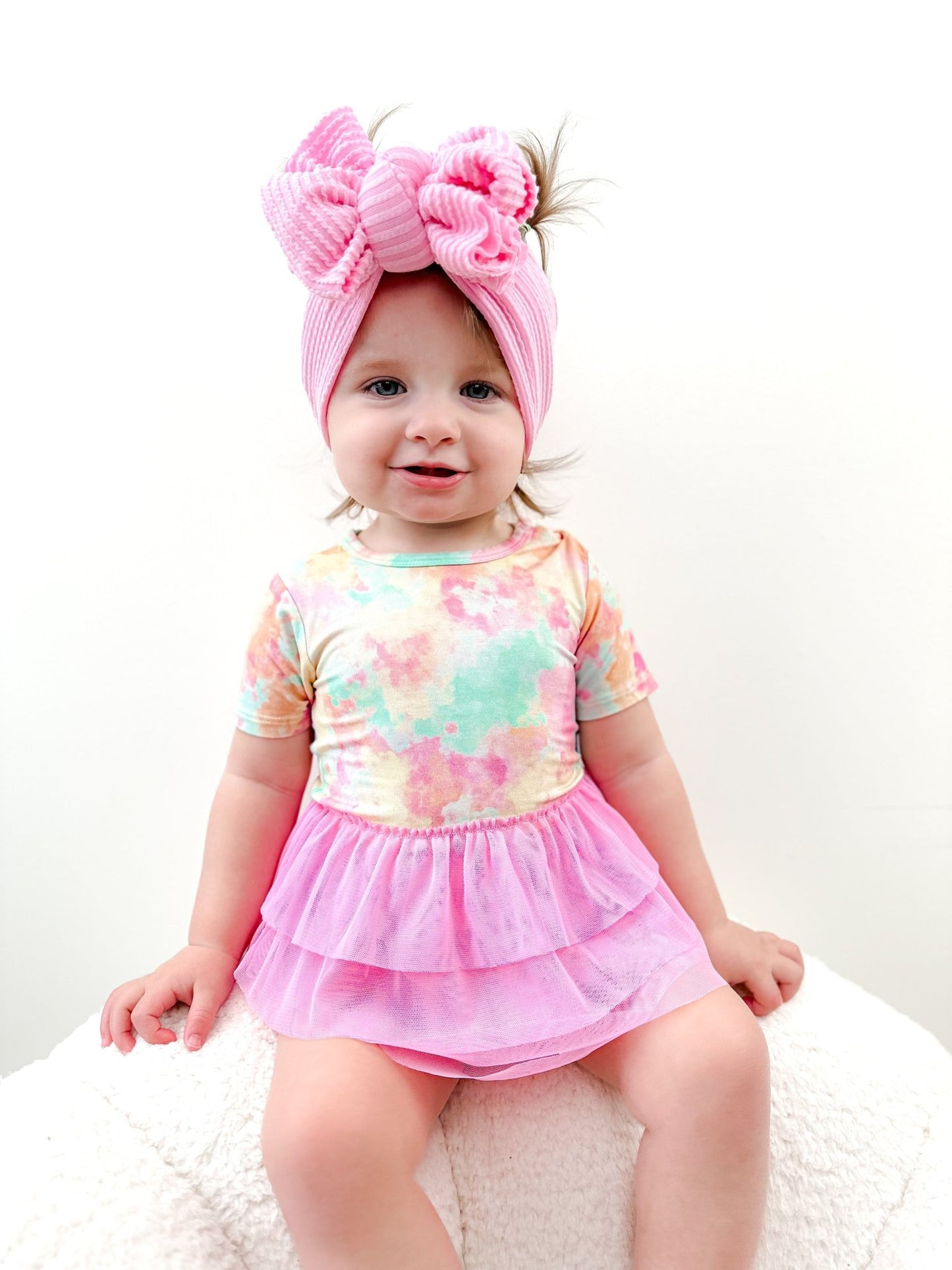 RAINBOW CLOUDS DREAM TUTU BODYSUIT DRESS - Mack & Harvie