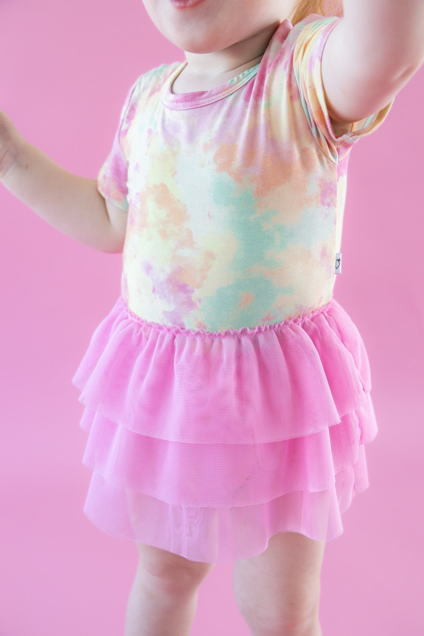 RAINBOW CLOUDS DREAM TUTU BODYSUIT DRESS - Mack & Harvie