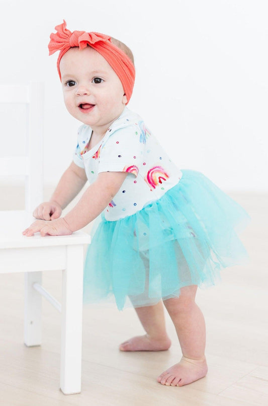 Rainbow Grooves Tutu Bodysuit - Mack & Harvie