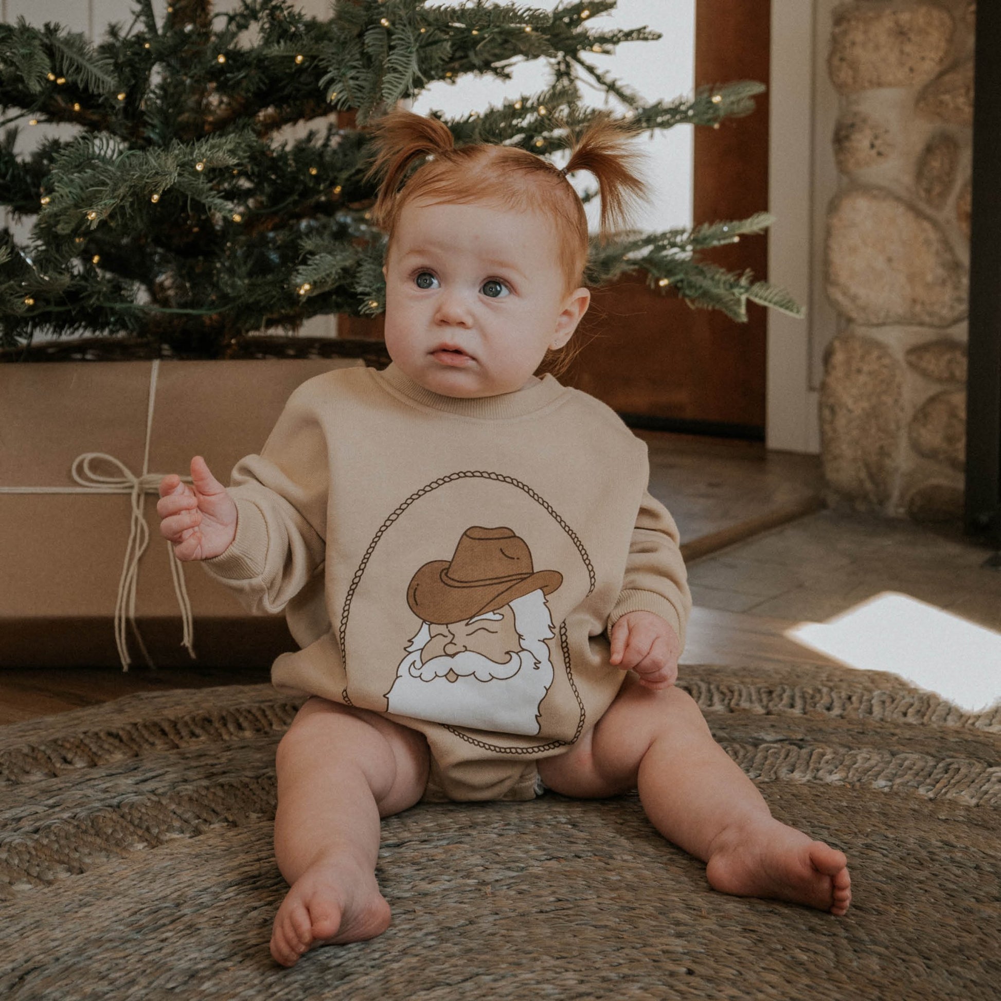 Ranch Santa | Bubble Romper - Mack & Harvie