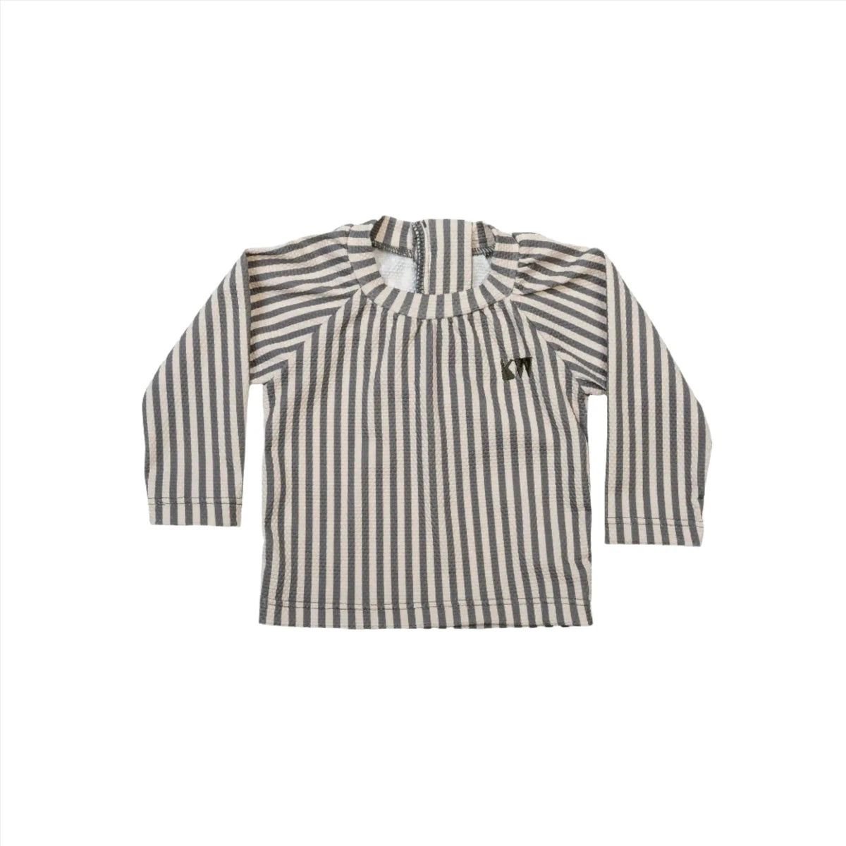 Rash Tee - Deep Blue Stripe - Mack & Harvie