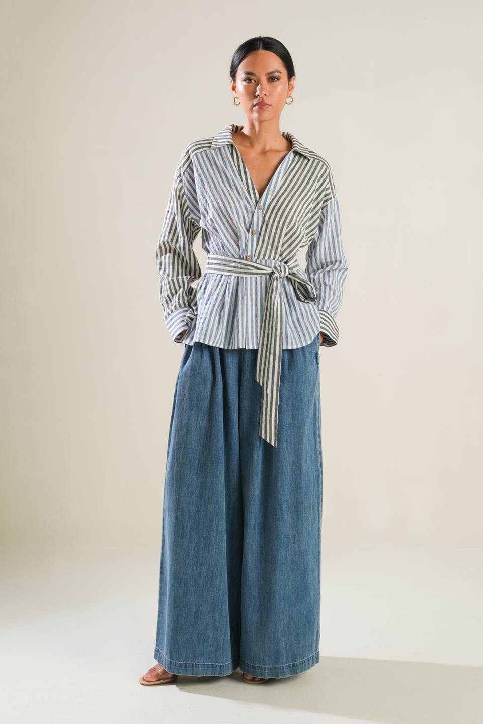 RAYS OF HOPE WOVEN TOP - Mack & Harvie