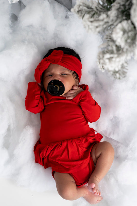 RED DREAM BODYSUIT DRESS - Mack & Harvie