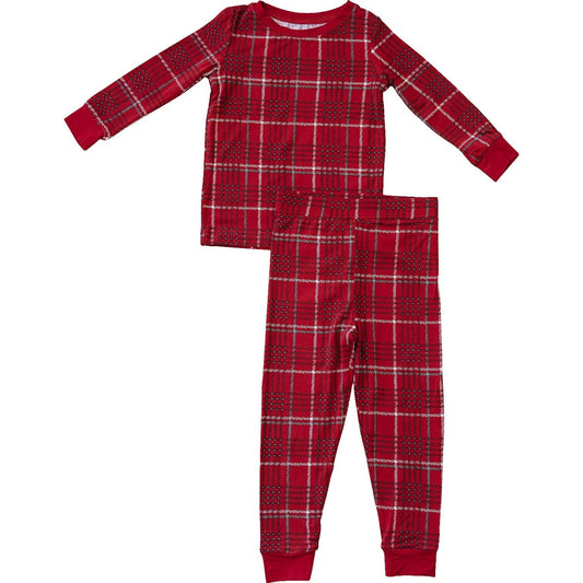 Red Plaid Bamboo Cozy Set - Mack & Harvie