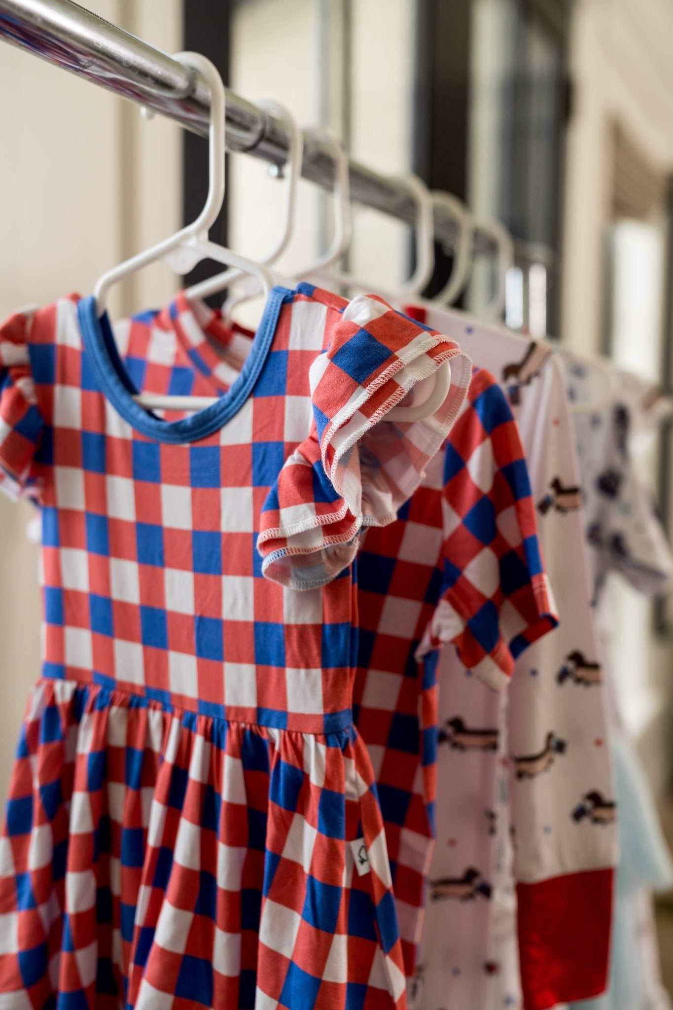 RED, WHITE & TRUMAN DREAM BODYSUIT DRESS - Mack & Harvie