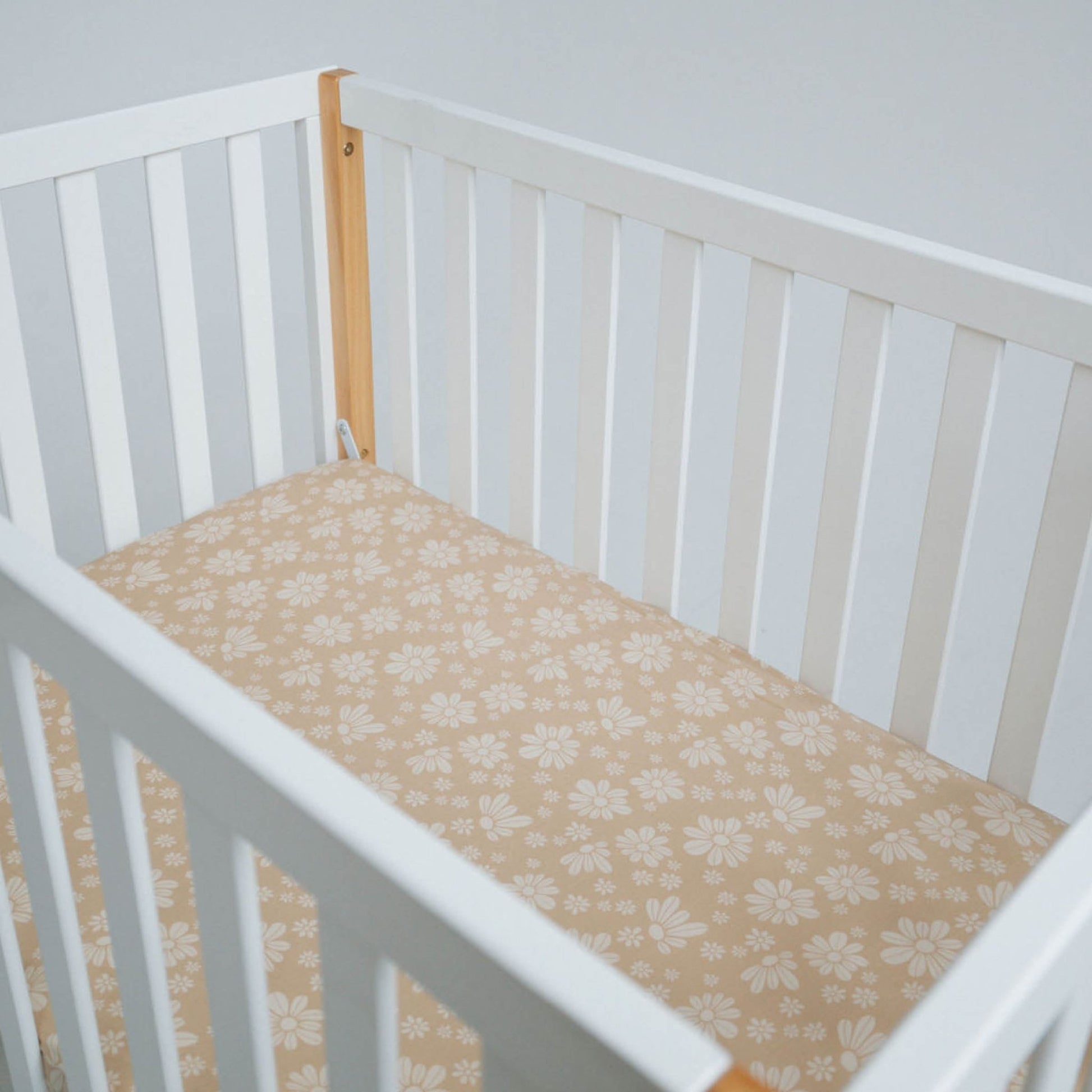 Retro Floral | Bamboo Crib Sheet - Mack & Harvie