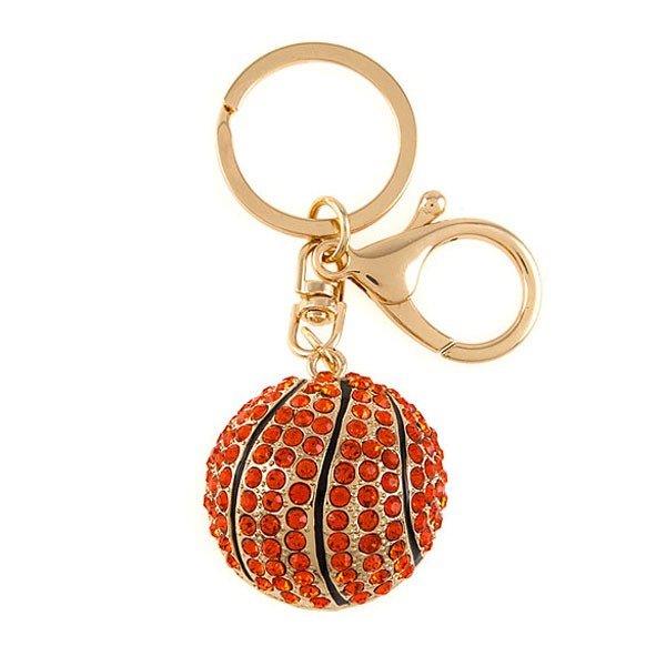 RHINESTONE BASKETBALL KEYCHAIN - Mack & Harvie