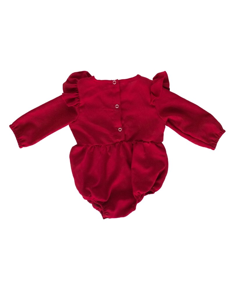 Rhodes Bubble Shorty Romper - Scarlett - Mack & Harvie