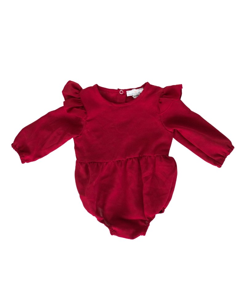 Rhodes Bubble Shorty Romper - Scarlett - Mack & Harvie