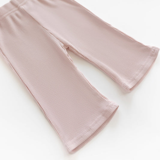 Ribbed Modal Wideleg Pant - Mack & Harvie