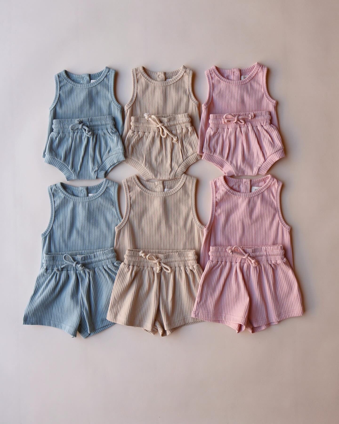 Ribbed Summer Tank Sets - Mack & Harvie