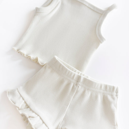 Ribbed Tank Top & Short Set - Mack & Harvie