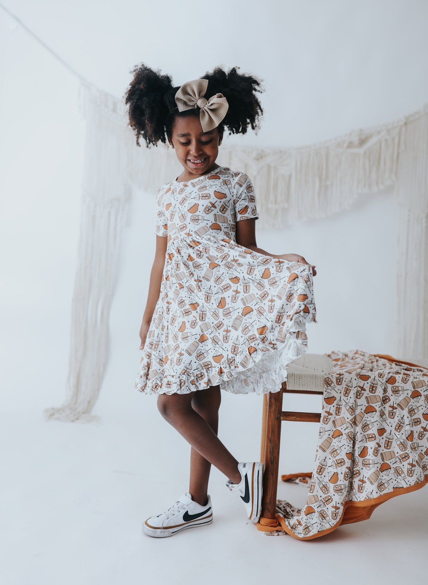 RISE AND GRIND DREAM RUFFLE DRESS - Mack & Harvie