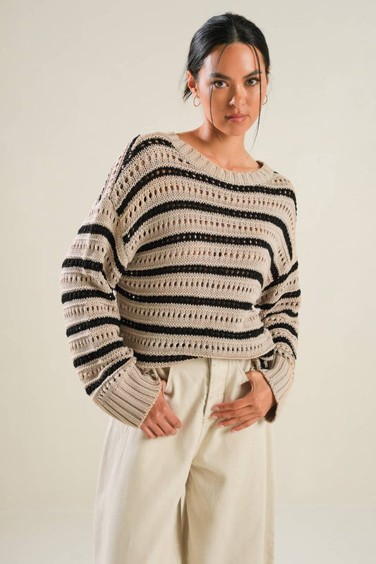 RIVIERA RETREAT SWEATER TOP - Mack & Harvie