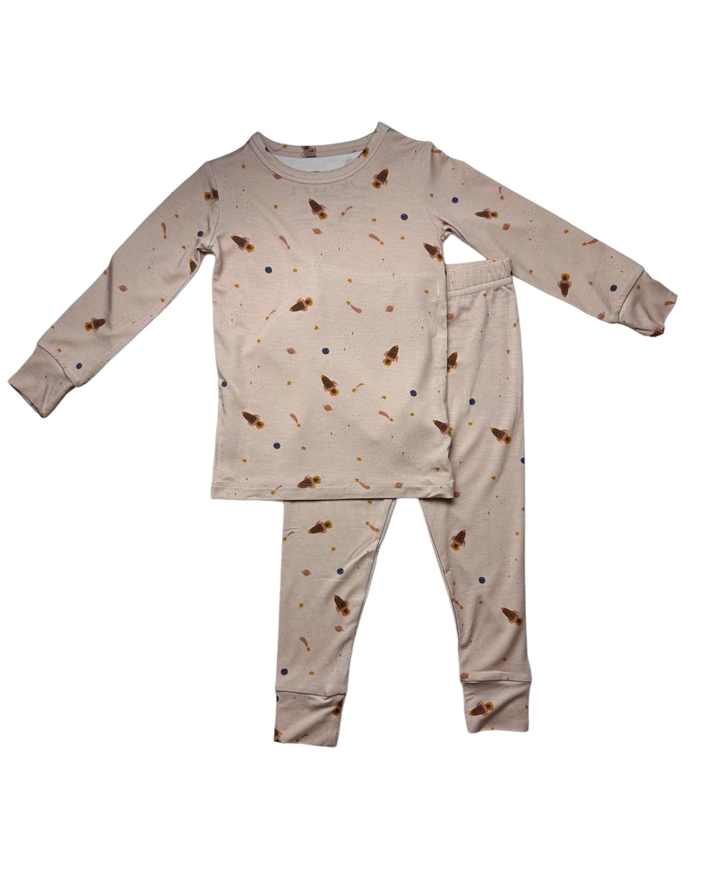 Rocketship | Bamboo Two Piece Pajama - Mack & Harvie