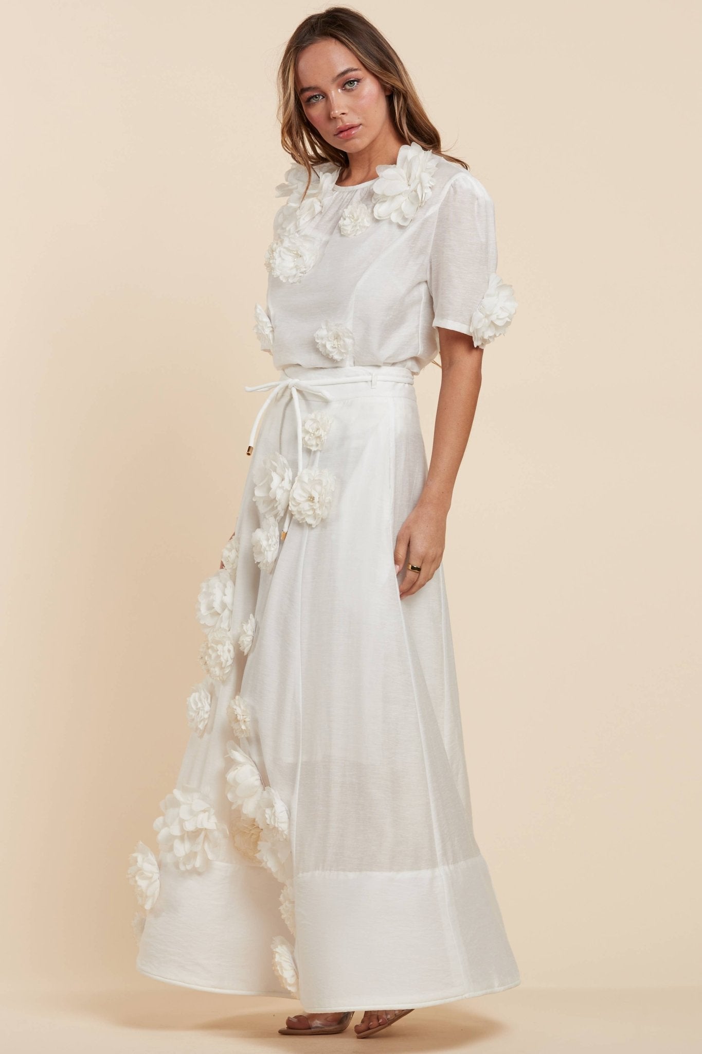 Rose Corsage Maxi Dress - Mack & Harvie