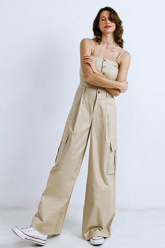 ROYAL AFFAIR WOVEN JUMPSUIT - Mack & Harvie