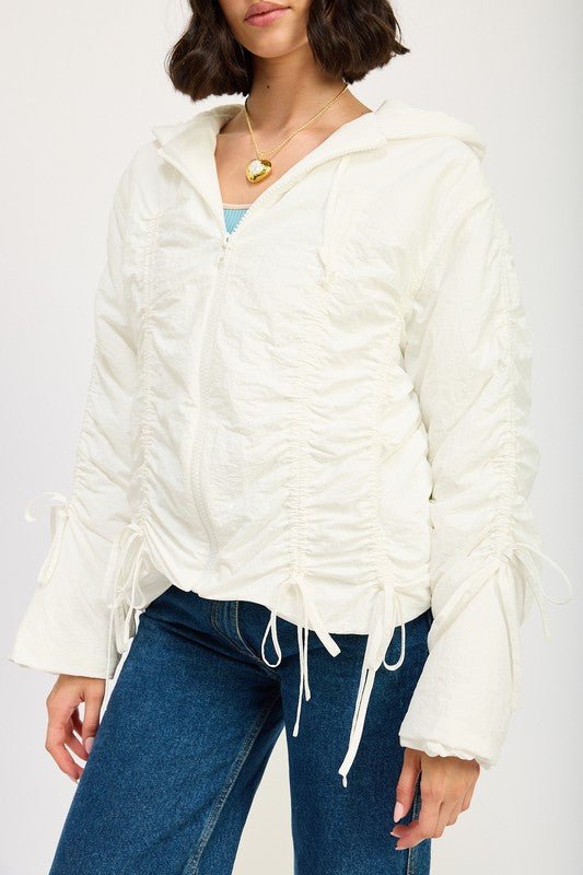 RUCHED PUFF JACKET - Mack & Harvie