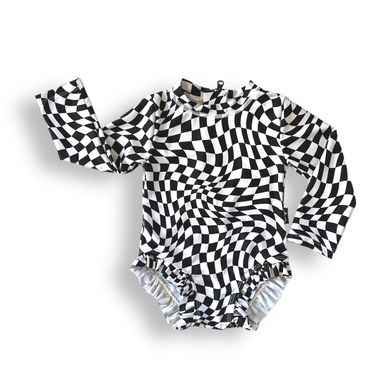 RUFFLE RASH GUARD- B+W Dizzy Check - Mack & Harvie