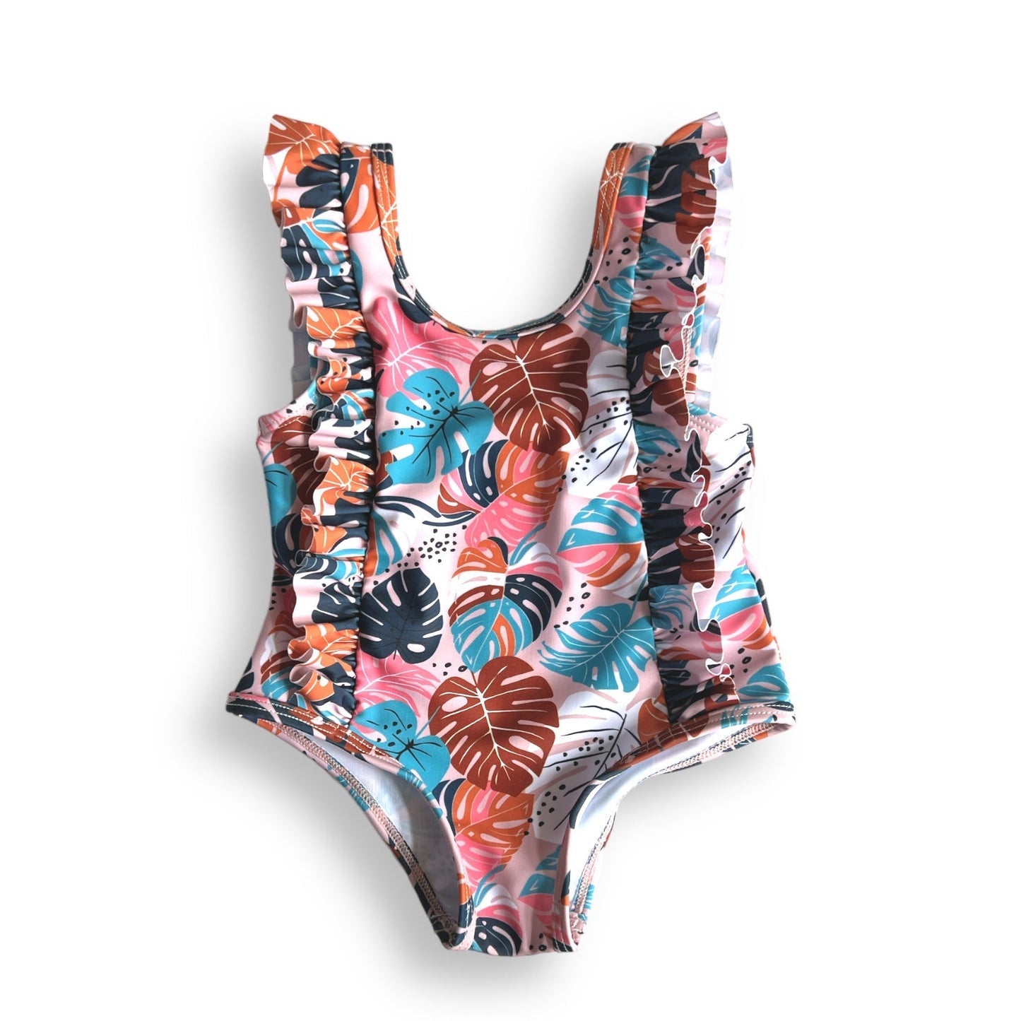 RUFFLE SWIMSUIT- Monstera - Mack & Harvie