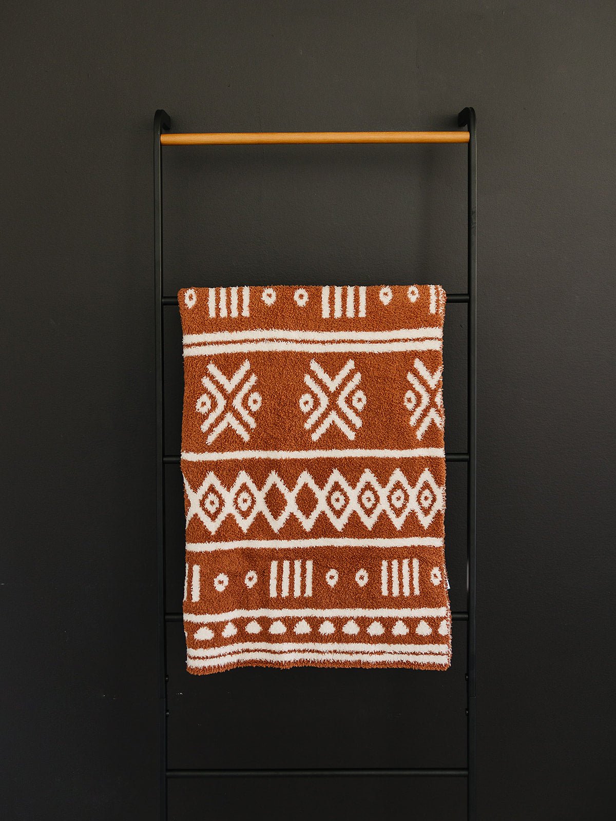 Rust Alpine Plush Blanket - Mack & Harvie