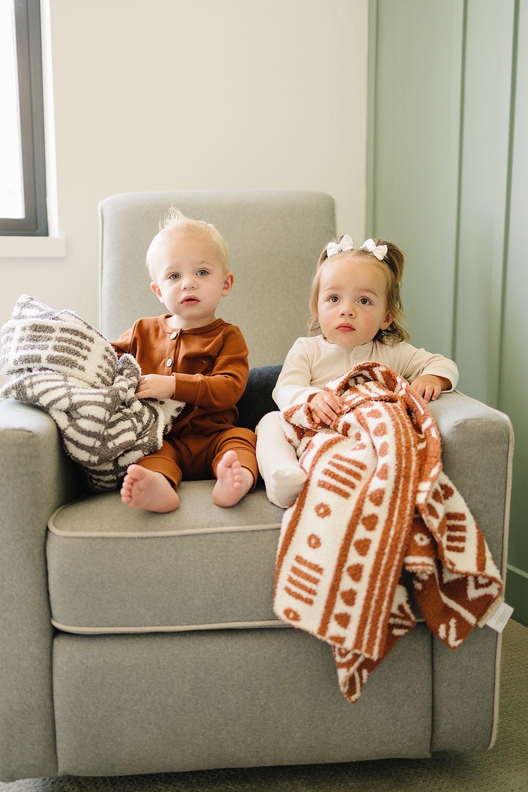 Rust Alpine Plush Blanket - Mack & Harvie