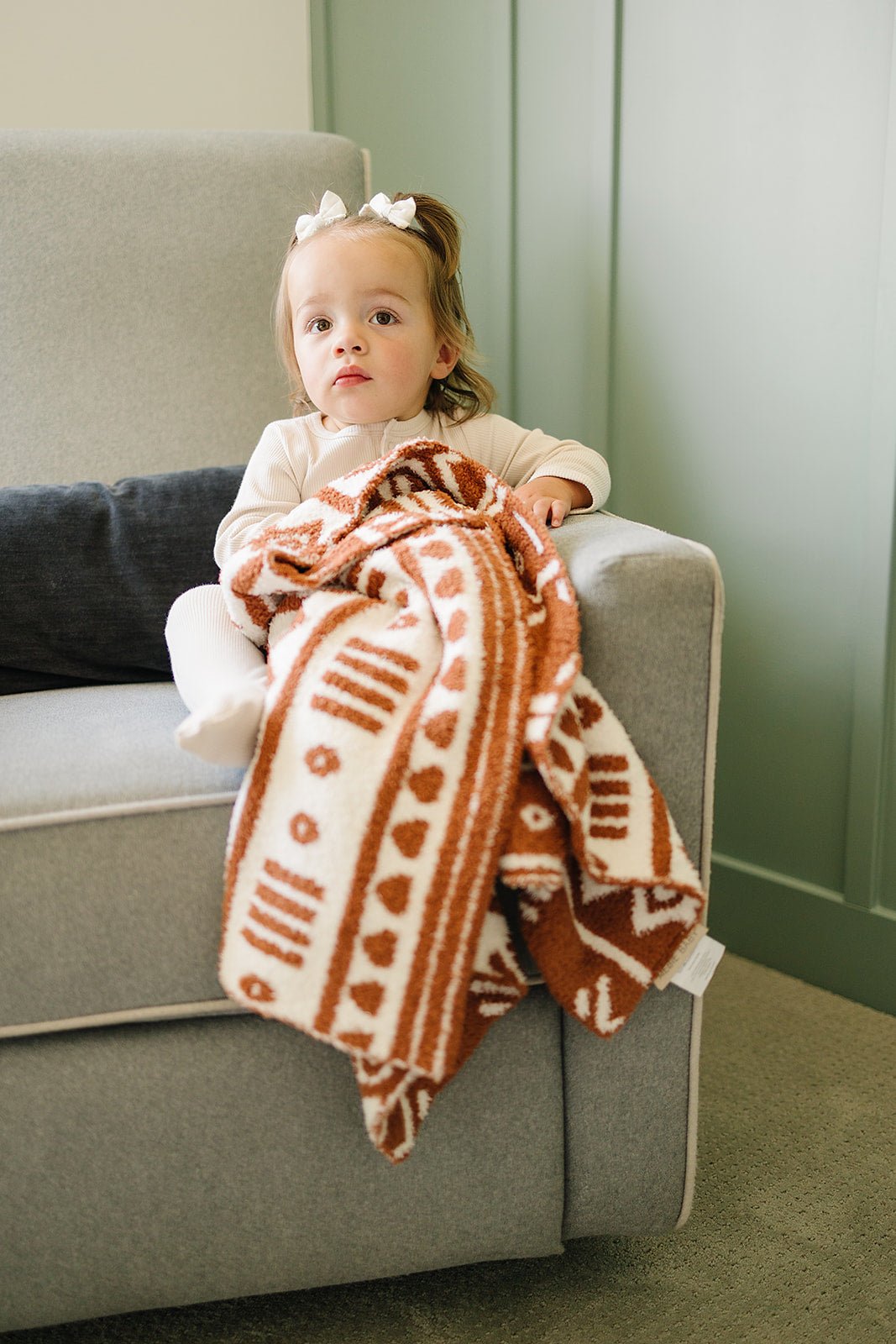 Rust Alpine Plush Blanket - Mack & Harvie