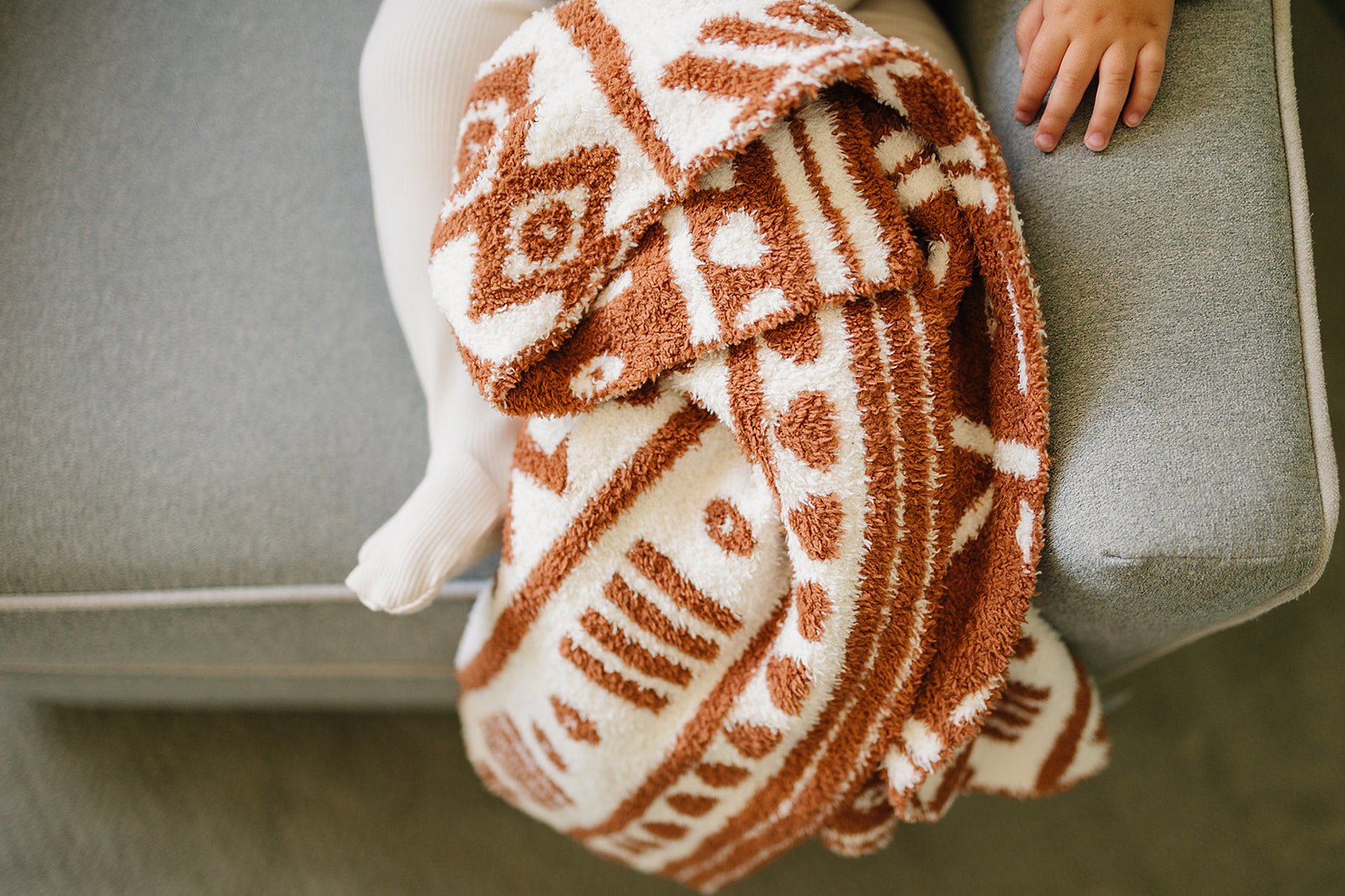 Rust Alpine Plush Blanket - Mack & Harvie