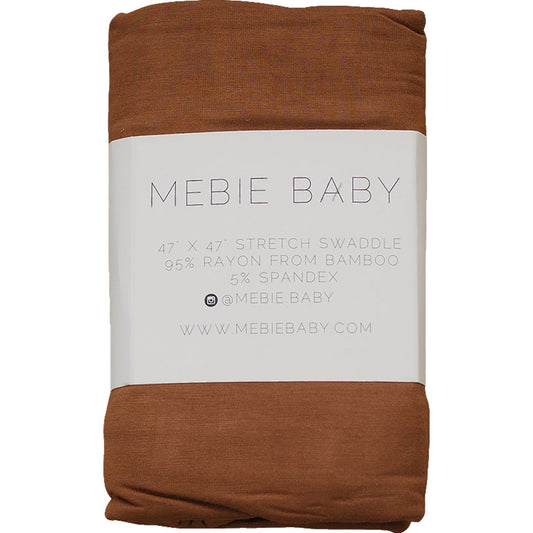 Rust Bamboo Stretch Swaddle - Mack & Harvie