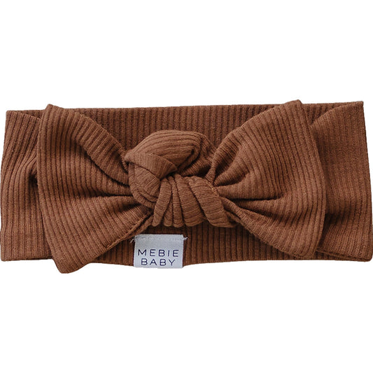 Rust Organic Cotton Ribbed Head Wrap - Mack & Harvie