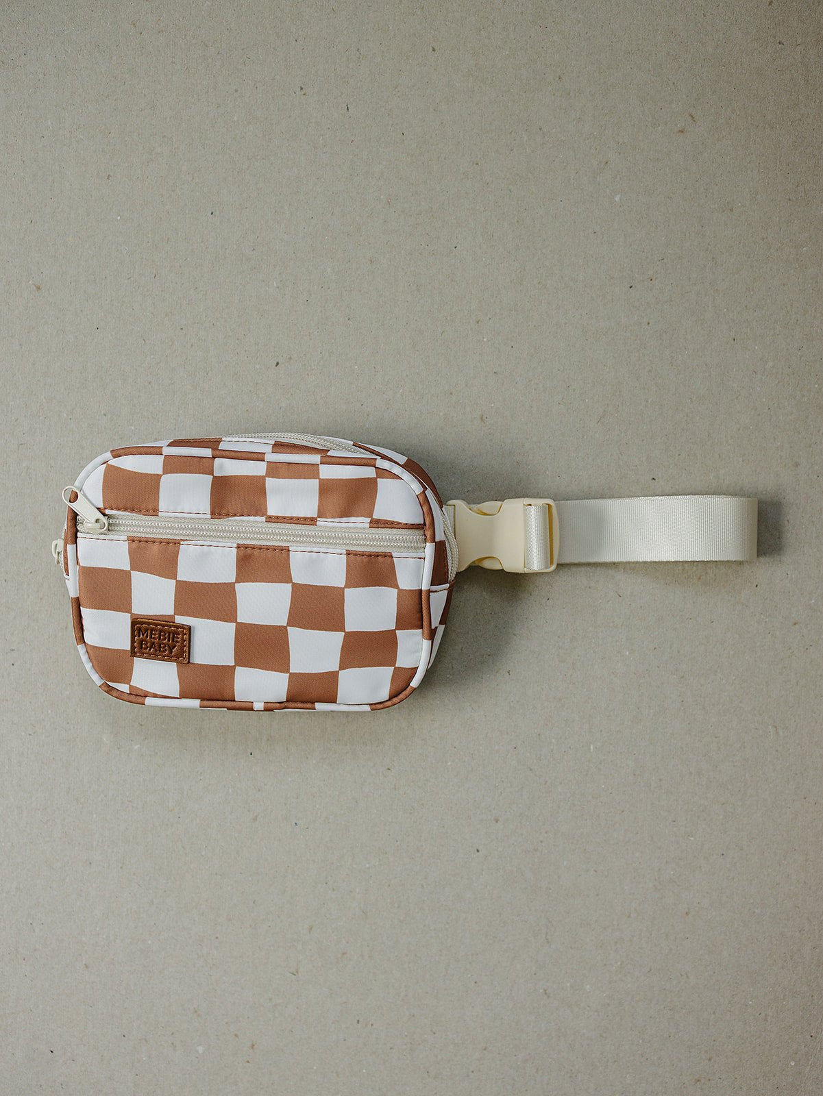 Rust Wavy Checkered Mini Fanny Pack - Mack & Harvie