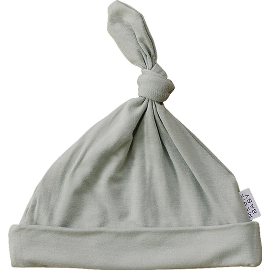 Sage Bamboo Newborn Knot Hat - Mack & Harvie