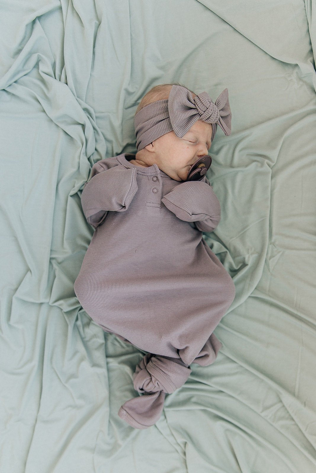 Sage Bamboo Stretch Swaddle - Mack & Harvie