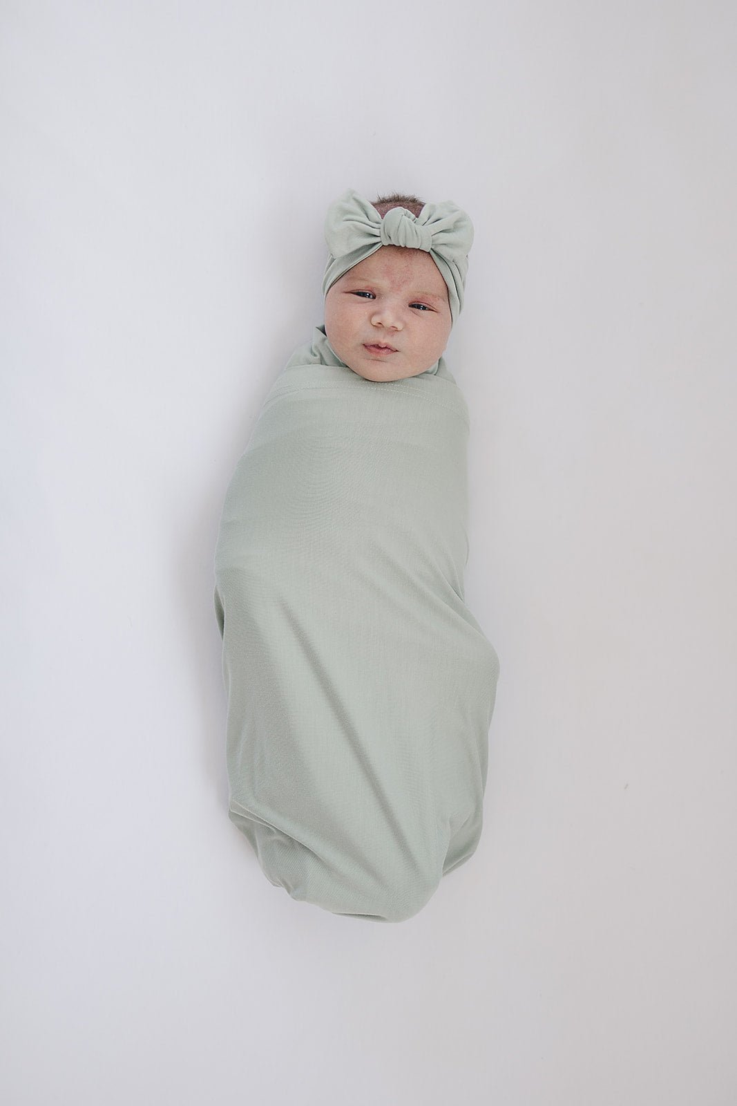 Sage Bamboo Stretch Swaddle - Mack & Harvie