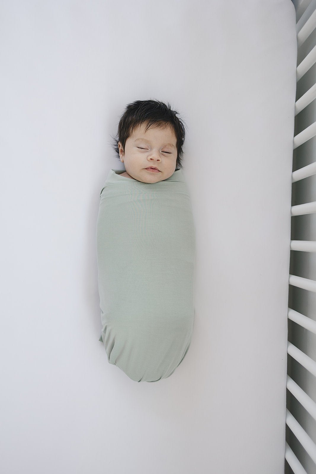 Sage Bamboo Stretch Swaddle - Mack & Harvie