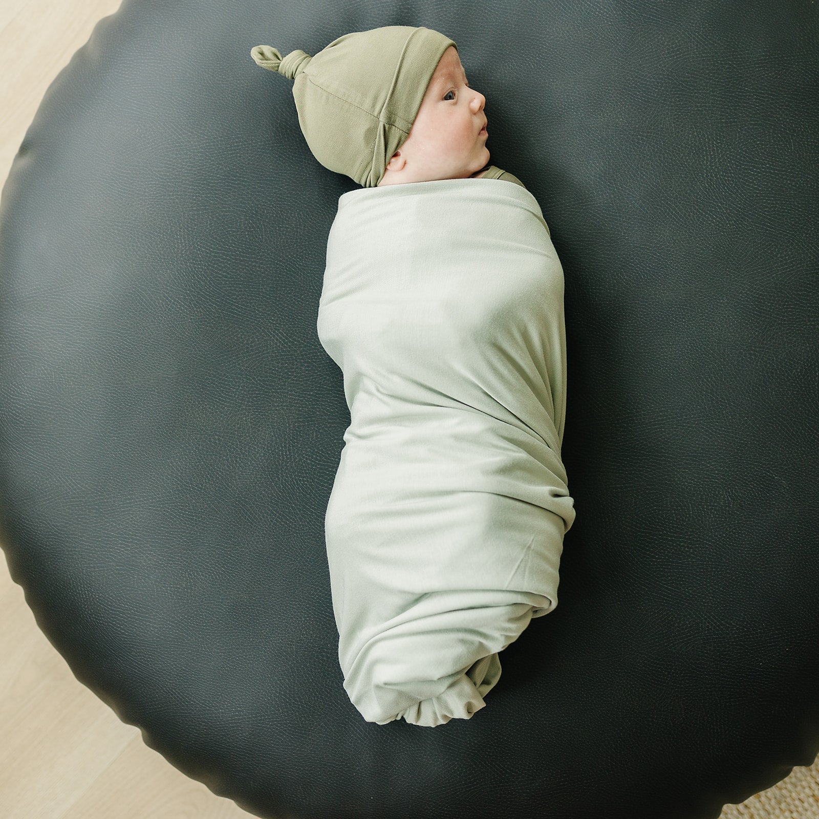 Sage Bamboo Stretch Swaddle - Mack & Harvie