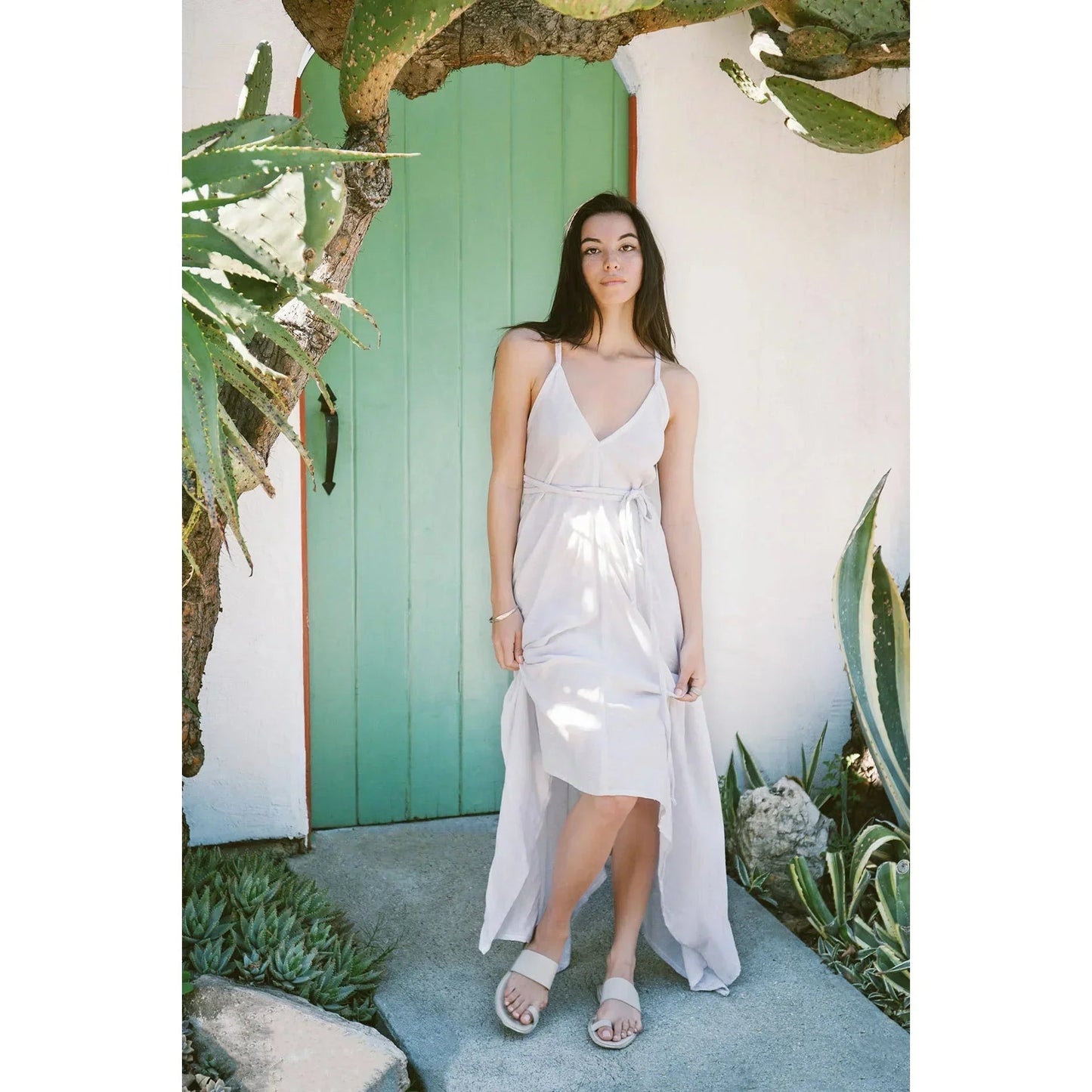 Sage Maxi Dress - White - Mack & Harvie