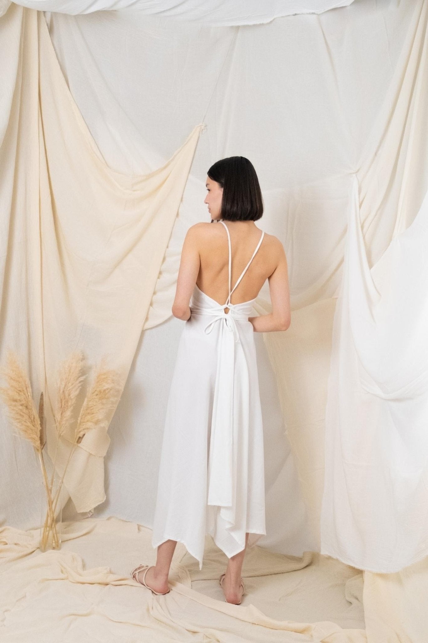 Sage Maxi Dress - White - Mack & Harvie