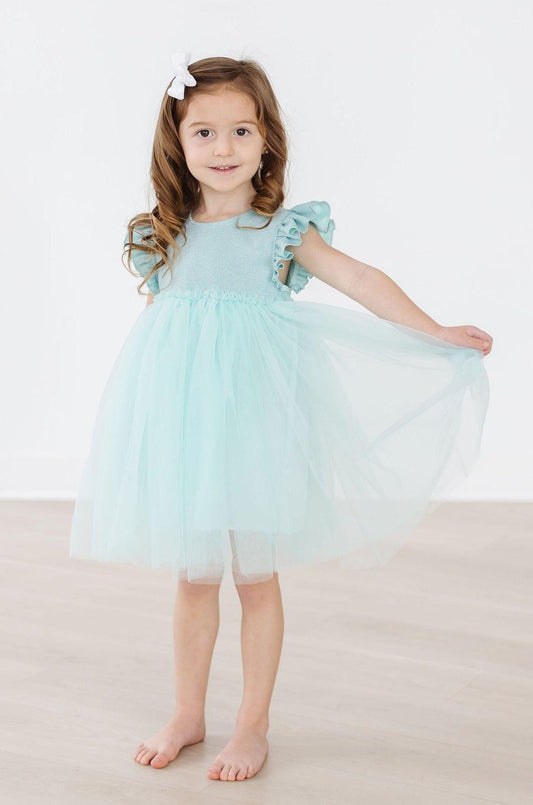 Sage Shimmer Tutu Dress - Mack & Harvie