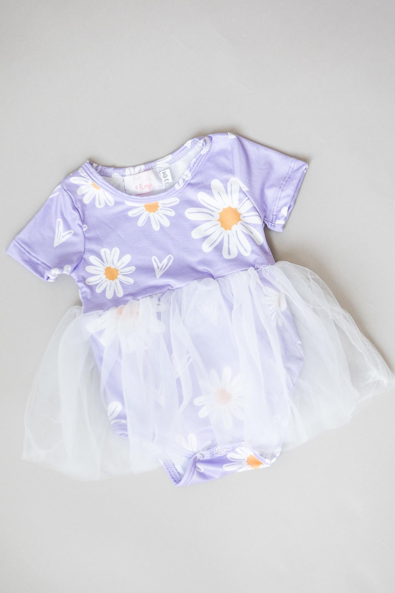 SALE I Heart Daisies Tutu Bodysuit - Mack & Harvie