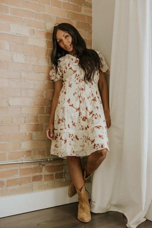 SALT Emmanuella Floral Collared Dress - Mack & Harvie