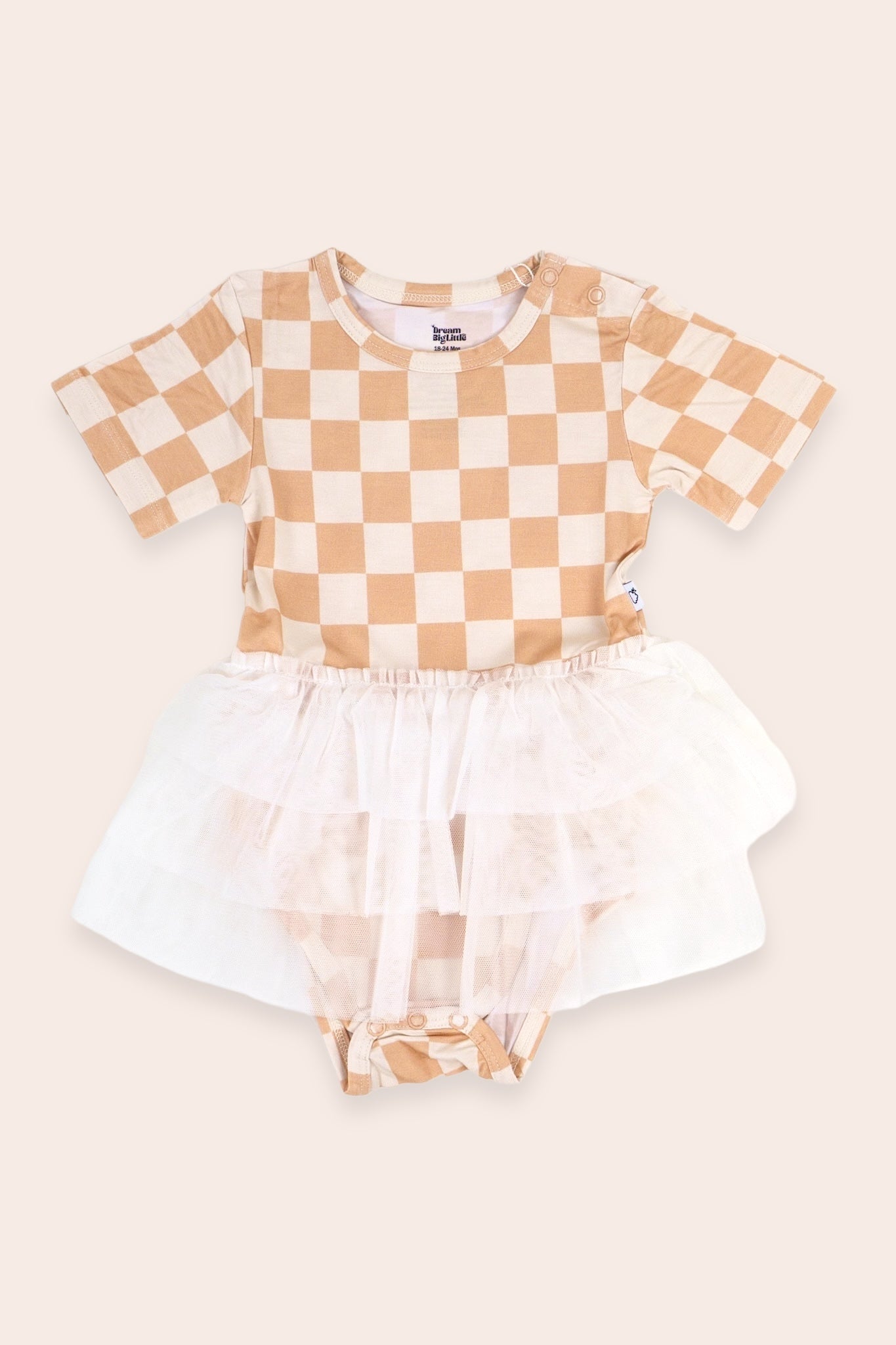 SANDY CHECKERS DREAM TUTU BODYSUIT DRESS - Mack & Harvie