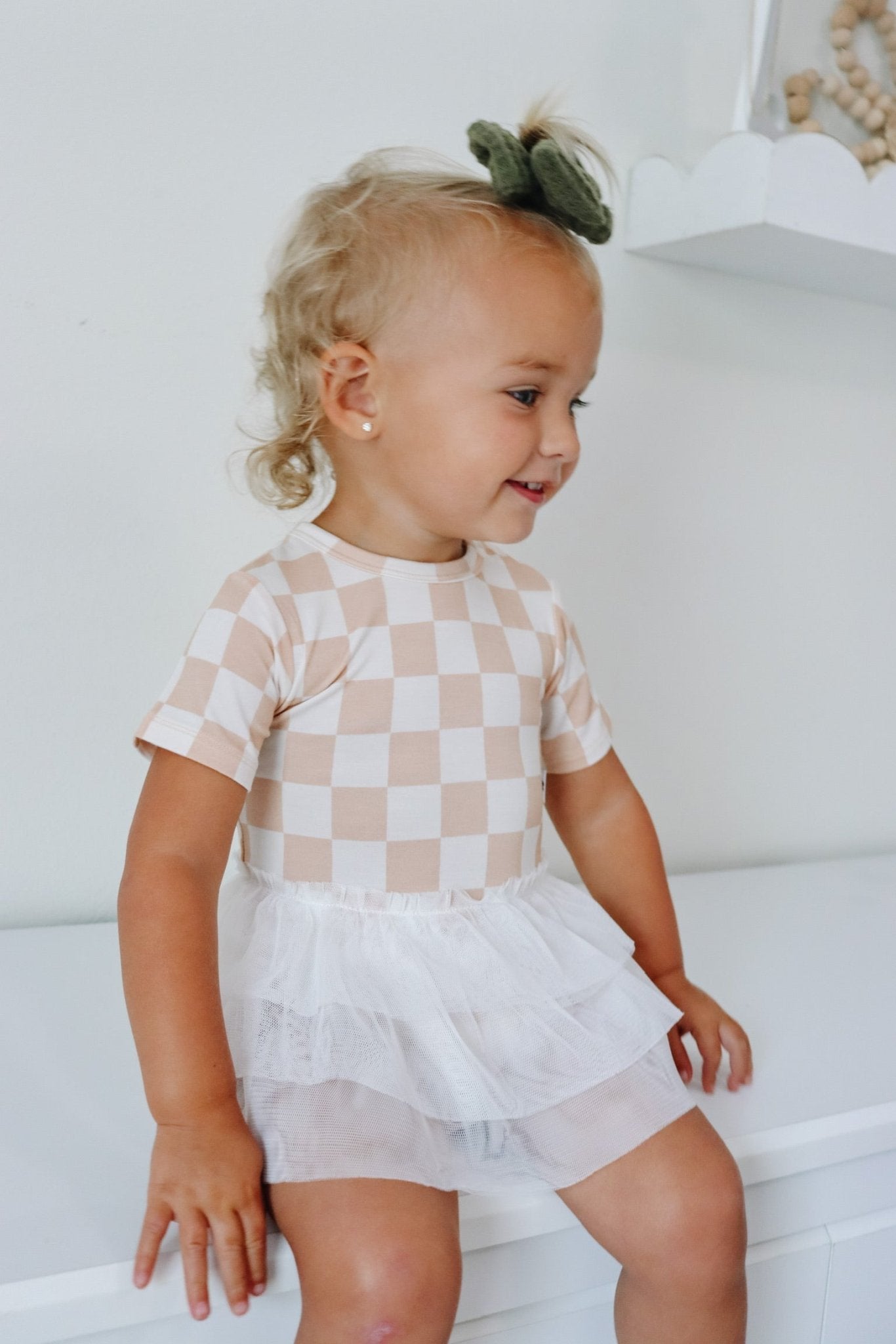 SANDY CHECKERS DREAM TUTU BODYSUIT DRESS - Mack & Harvie